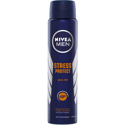 Nivea Men Stress Protect Aerosol Antiperspirant Deodorant 250ml