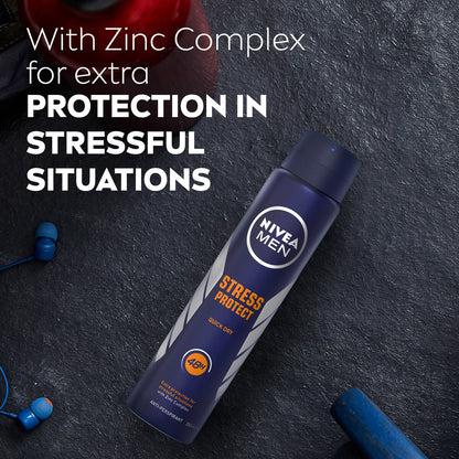 Nivea Men Stress Protect Aerosol Antiperspirant Deodorant 250ml