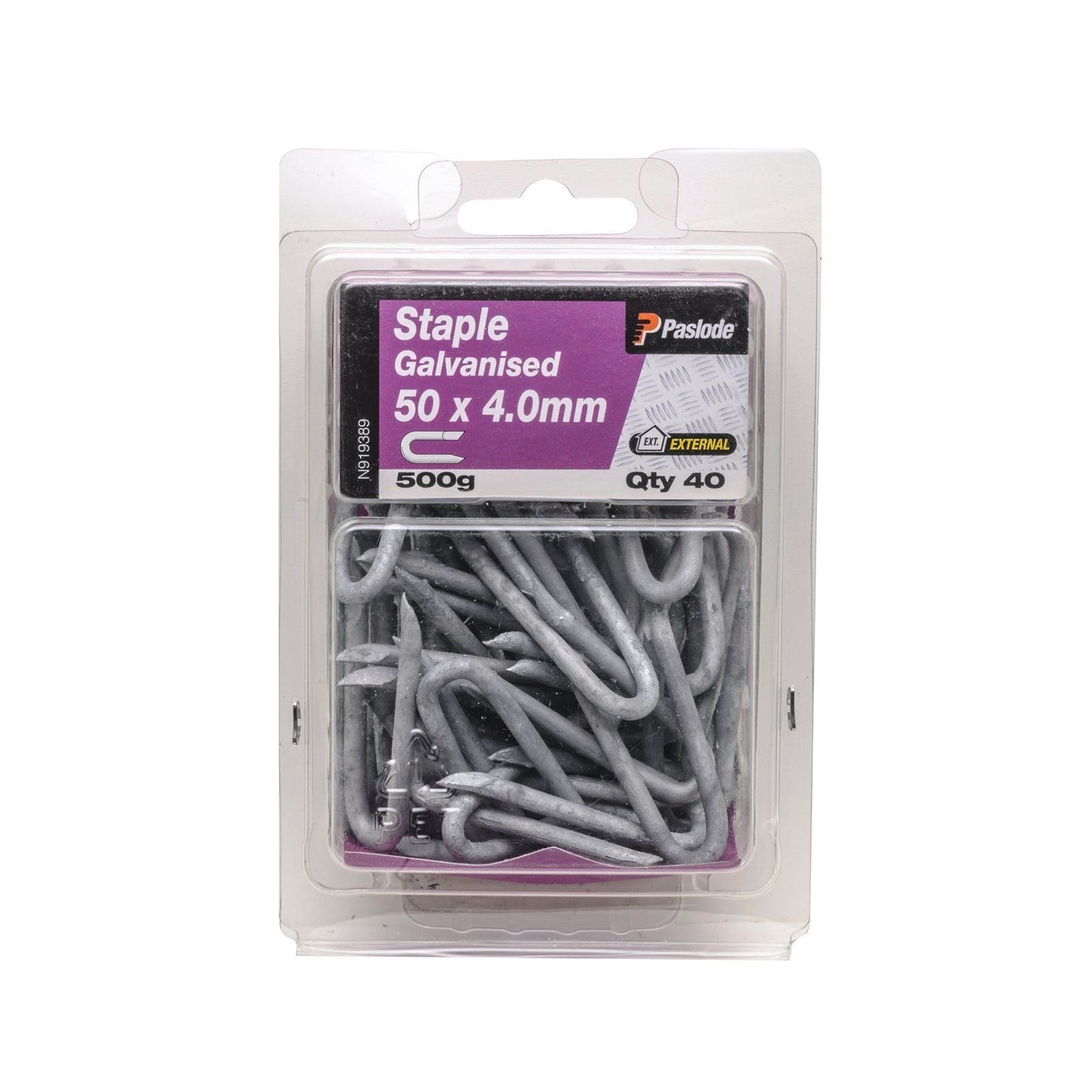 Paslode Staple Nails - 50 x 4mm - 40 Pack