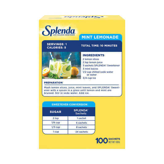 Splenda Sweetener Sachets - 100 pack