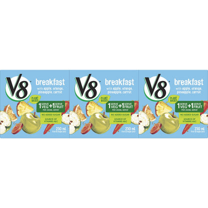 V8 Breakfast Juice Multipack 3 x 250ml