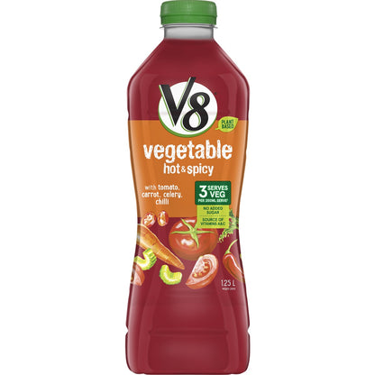 V8 Vegetable Juice Hot and Spicy 1.25L