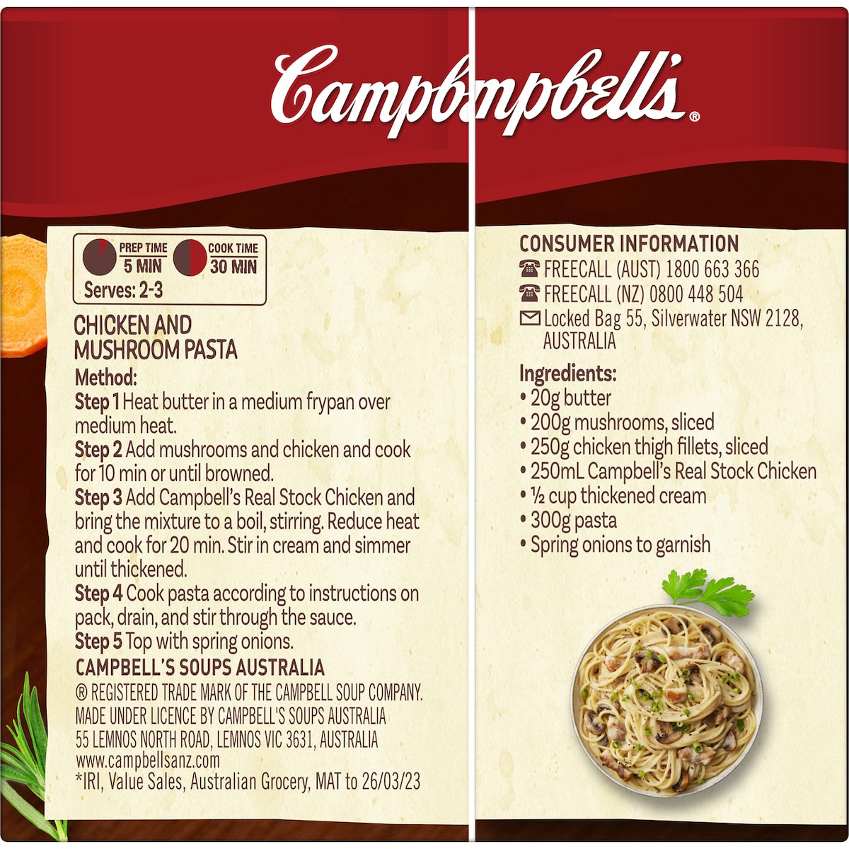 Campbells Real Stock Chicken 250ml