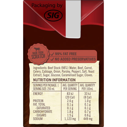 Campbell's Real Stock Beef Liquid Stock 250mL