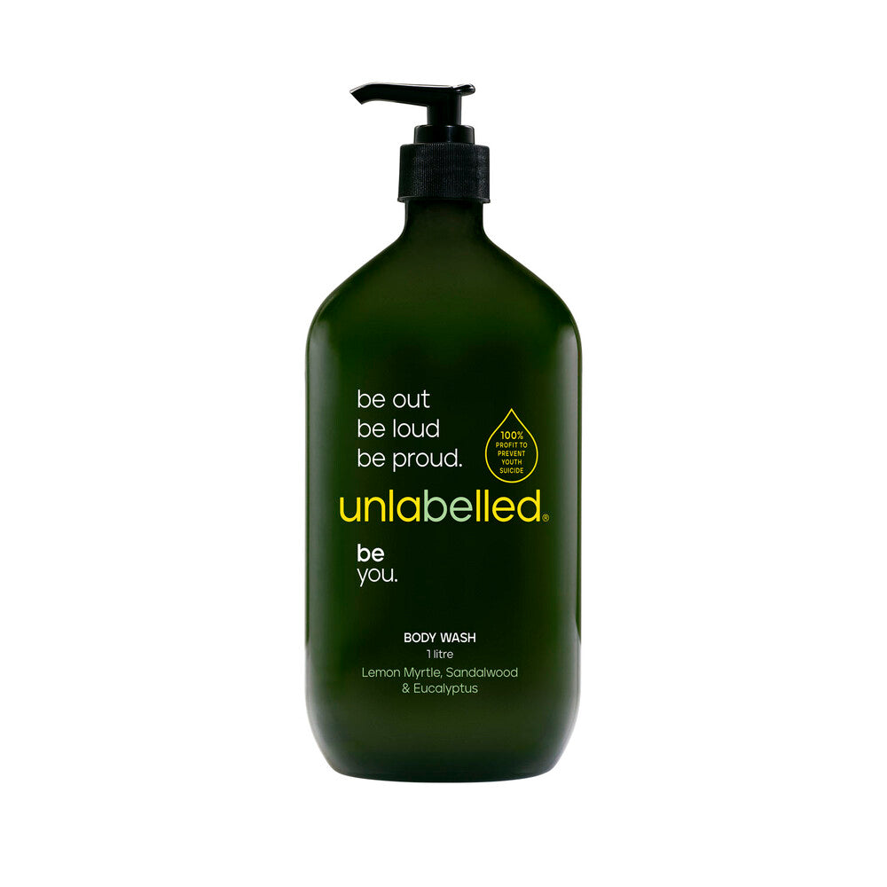 Unlabelled Bodywash Lemon Myrtle Sandalwood & Eucalyptus - 1L