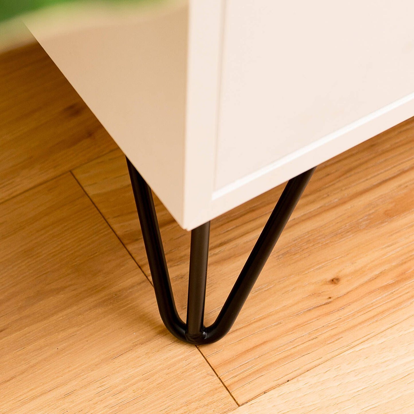 Taskmaster Hairpin Table Leg - 150 x 10mm - Matte Black