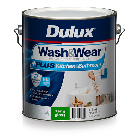 Dulux Interior Paint Wash Wear Plus - 4L