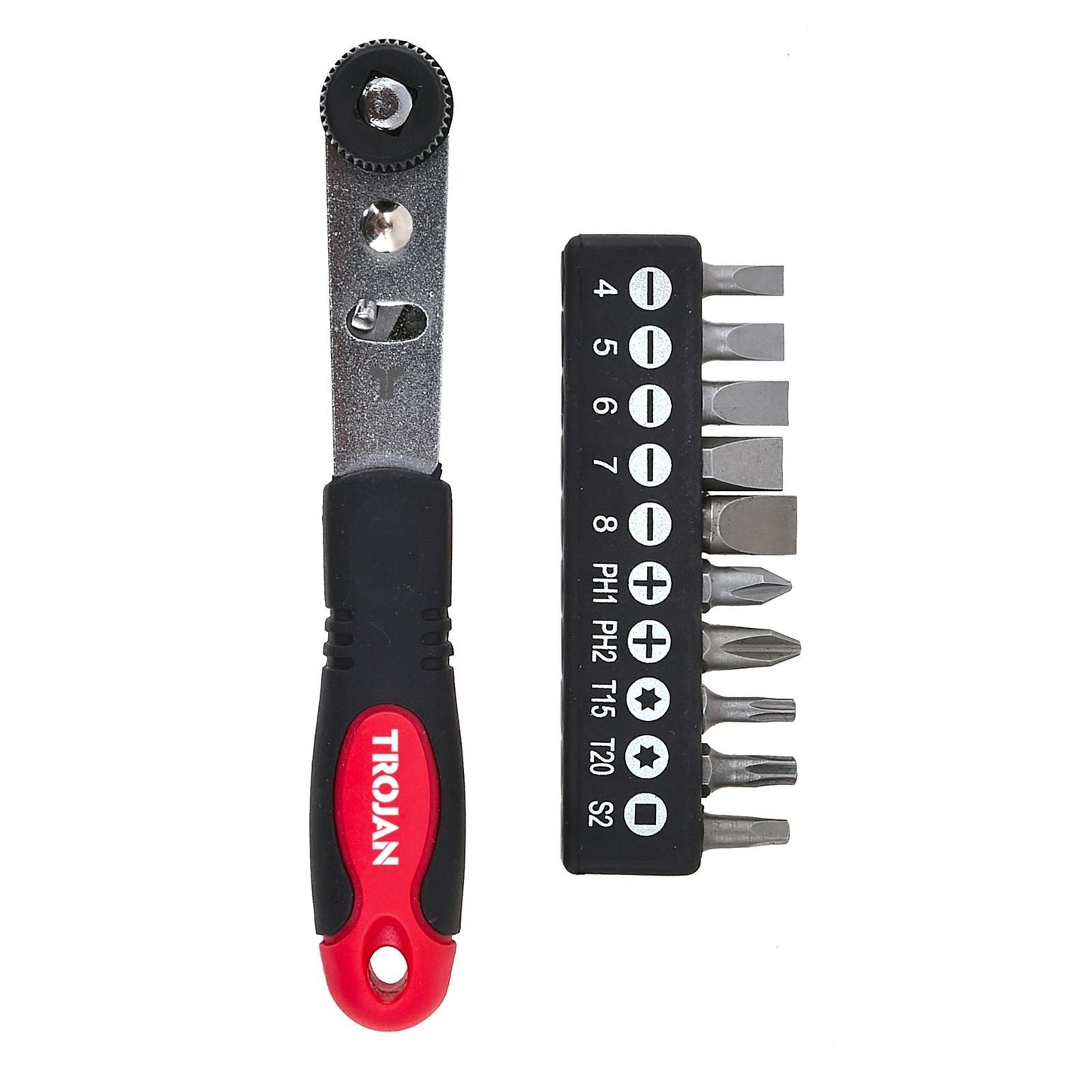 Trojan Ratchet Screwdriver Set - 11 Piece - 82 x 30 x 183mm