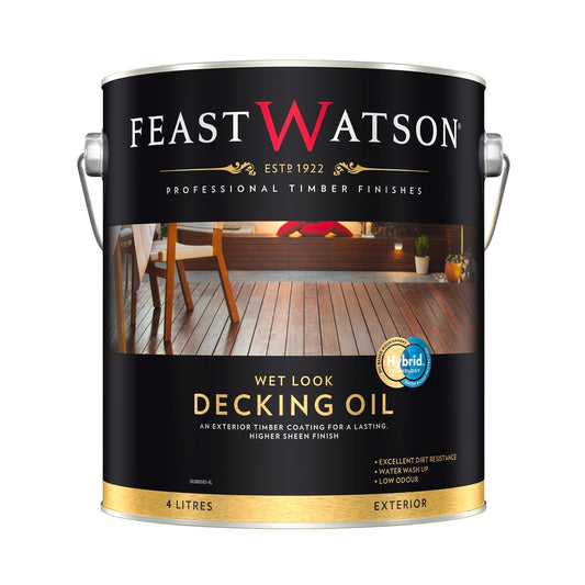 Feast Watson Wet Look Decking Oil - 4L
