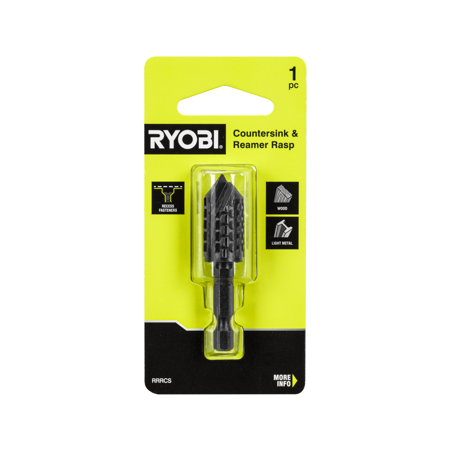 Ryobi Countersink Reamer Wood Rasp - 115 x 55 x 16mm