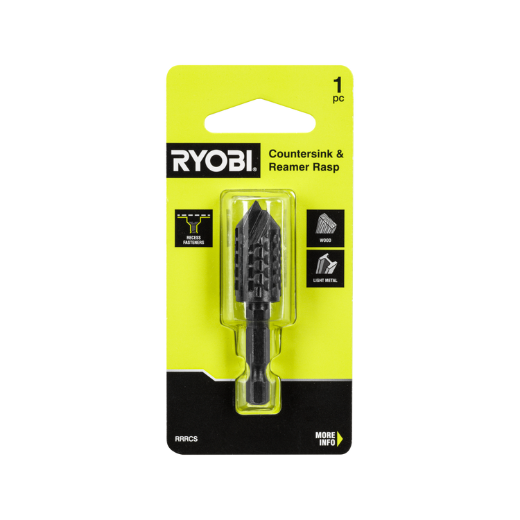Ryobi Countersink Reamer Wood Rasp