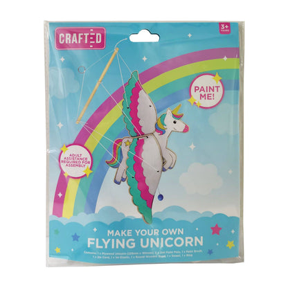 Crafted Make Your Own Mobile Flying Unicorn Craft Kit - 205 x 250mm