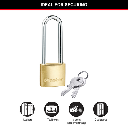Master Lock Padlock - 30mm - Brass - Cut Resistant
