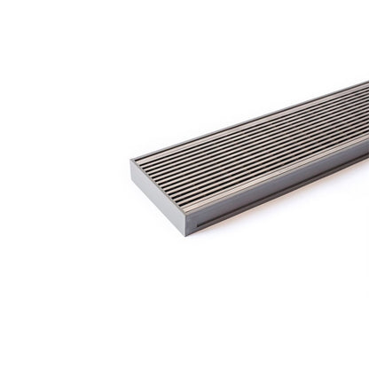 Grates 2 Go Shower Grate - 1250mm - 316 Stainless Steel - Modular Kit