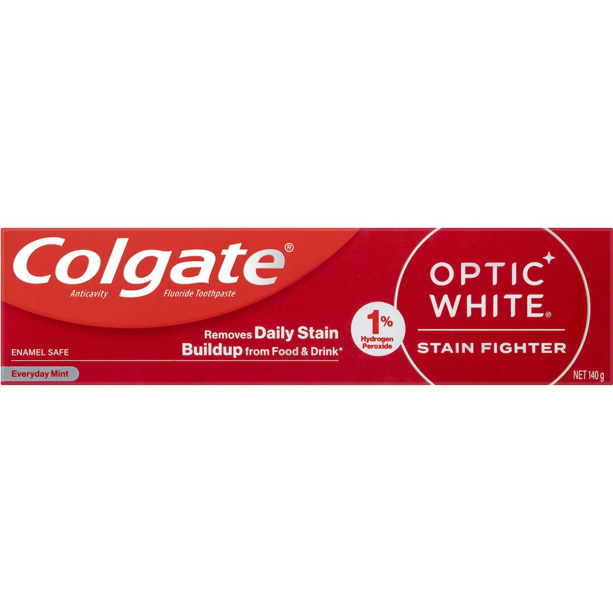 Colgate Teeth Whitening Toothpaste Optic White Stain Fighter 140g