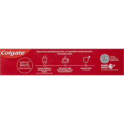 Colgate Teeth Whitening Toothpaste Optic White Stain Fighter 140g
