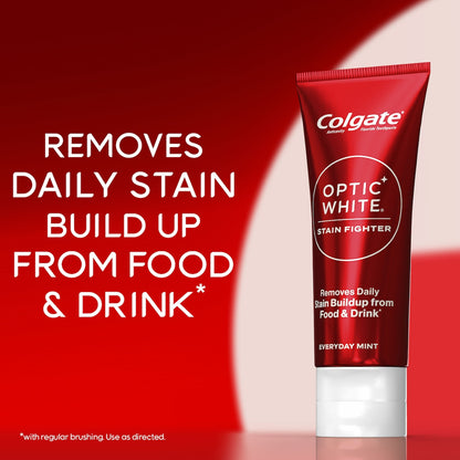 Colgate Teeth Whitening Toothpaste Optic White Stain Fighter 140g