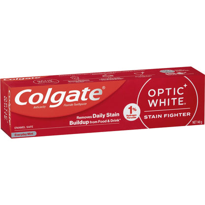 Colgate Teeth Whitening Toothpaste Optic White Stain Fighter 140g