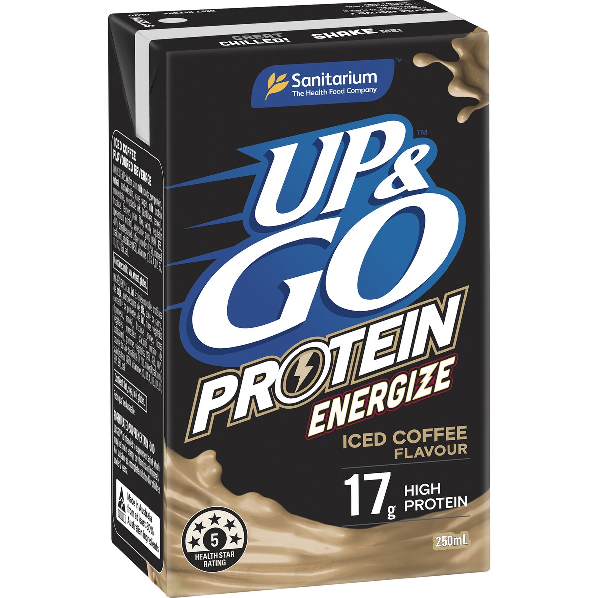 Sanitarium Up&Go Protein Energize Coffee 250ml x6 Pack