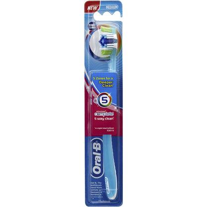 Oral-b Complete 5 Way Clean Toothbrush Med Each