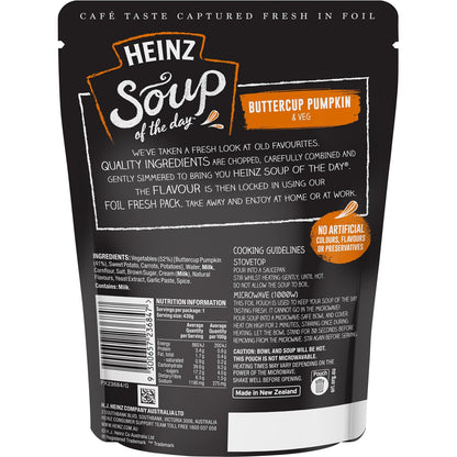 Heinz Soup Of The Day Buttercup Pumpkin & Veg Soup Pouch 430g