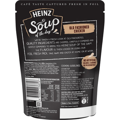Heinz Soup Of The Day Old Fashioned Chicken Soup Pouch 430g
