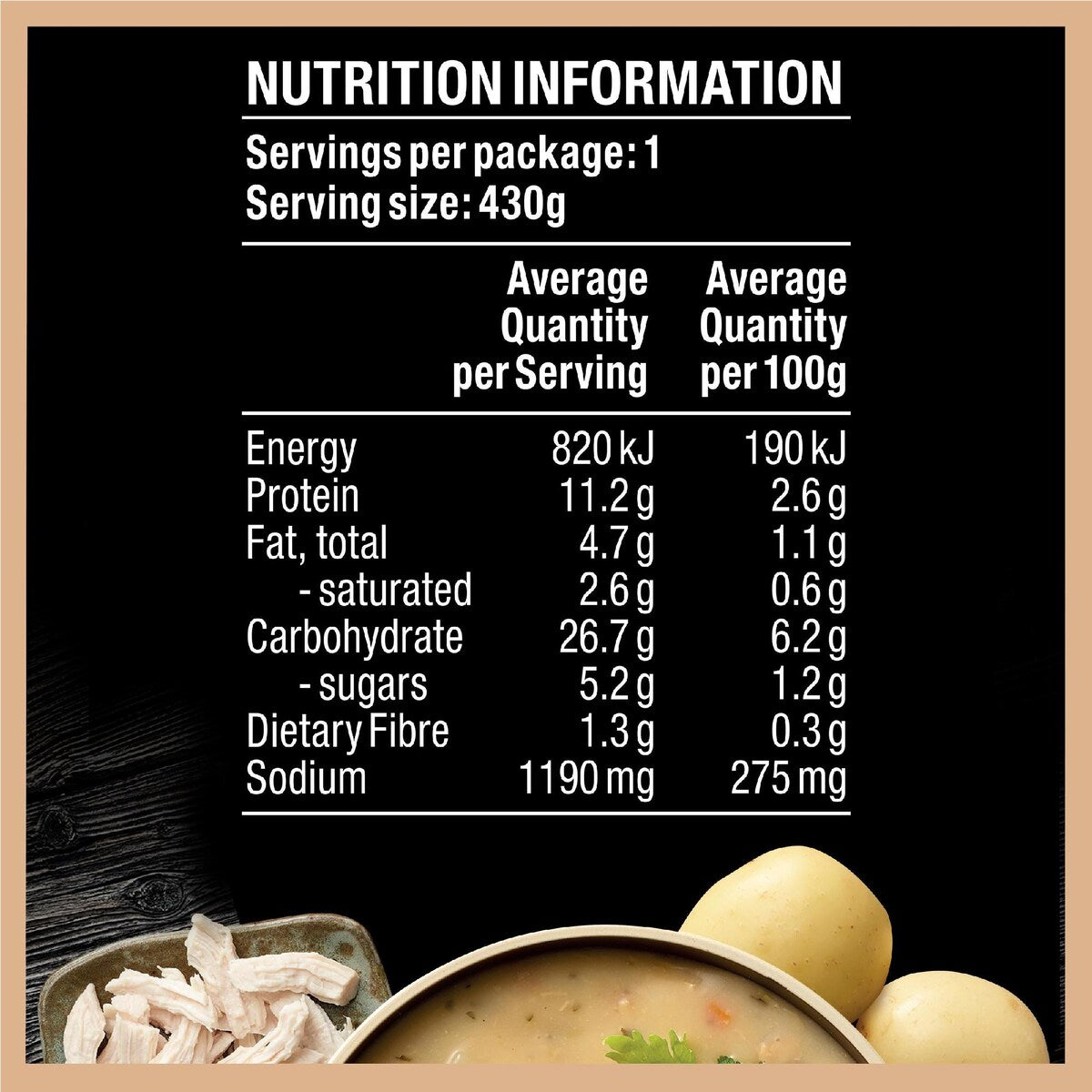 Heinz Soup Of The Day Old Fashioned Chicken Soup Pouch 430g