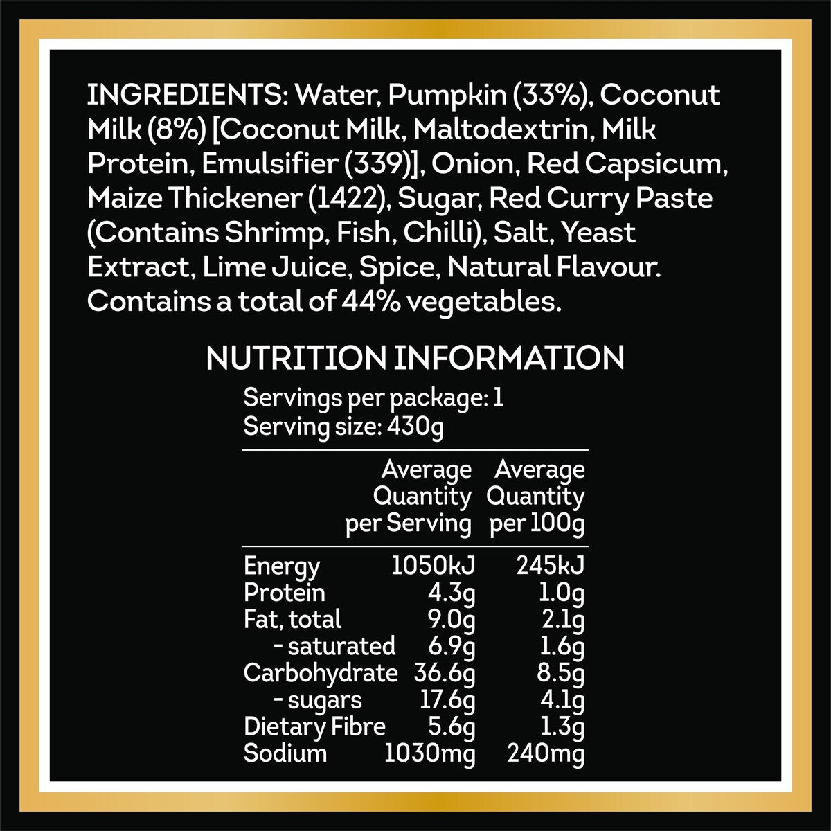 Heinz Soup Spicy Pumpkin Soup 430g