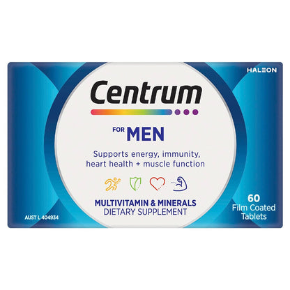 Centrum Men Daily Multivitamin Supplements 60 pack
