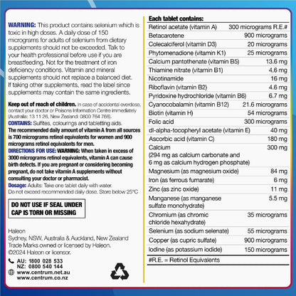 Centrum Men Daily Multivitamin Supplements 60 pack