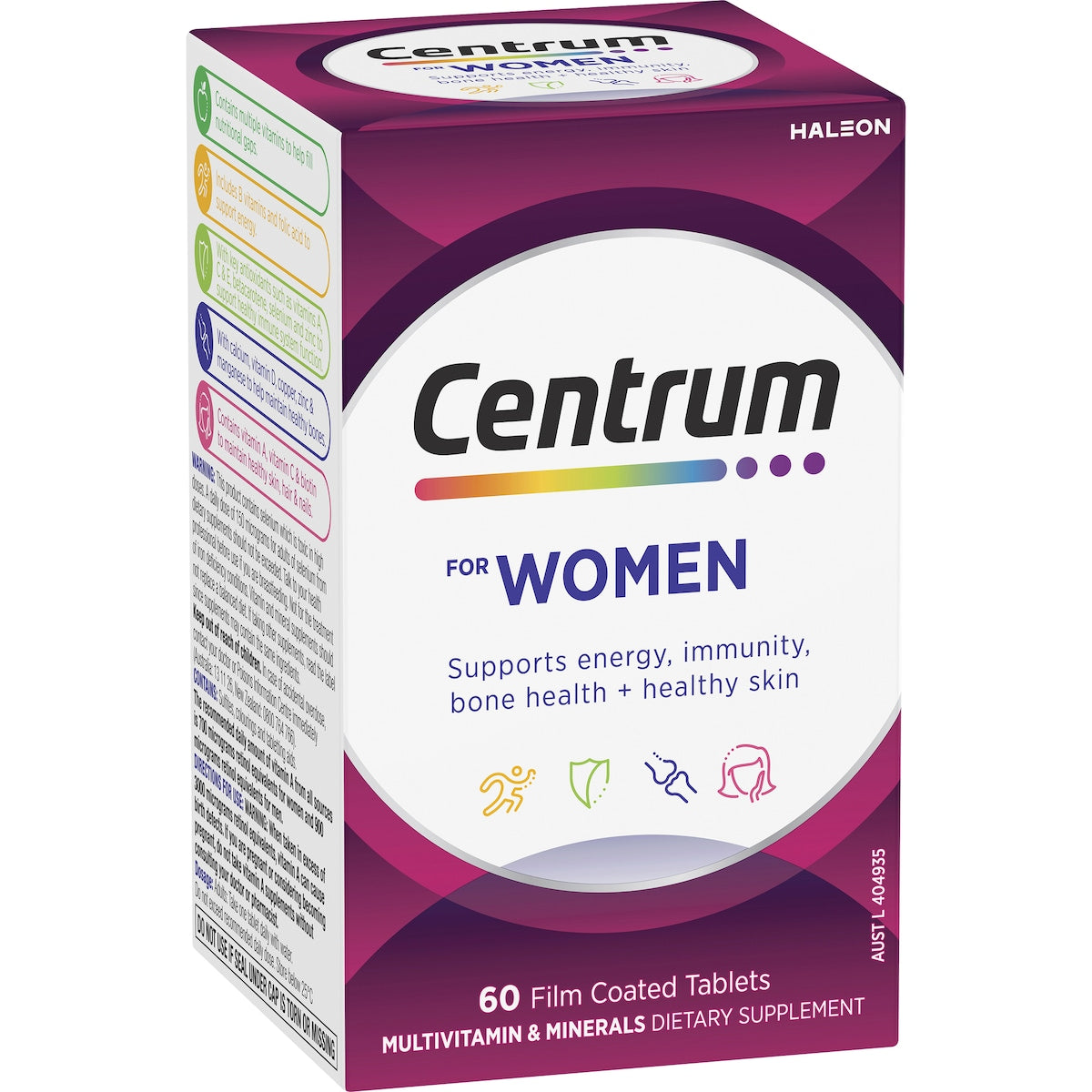Centrum Women Daily Multivitamin Supplements 60 pack
