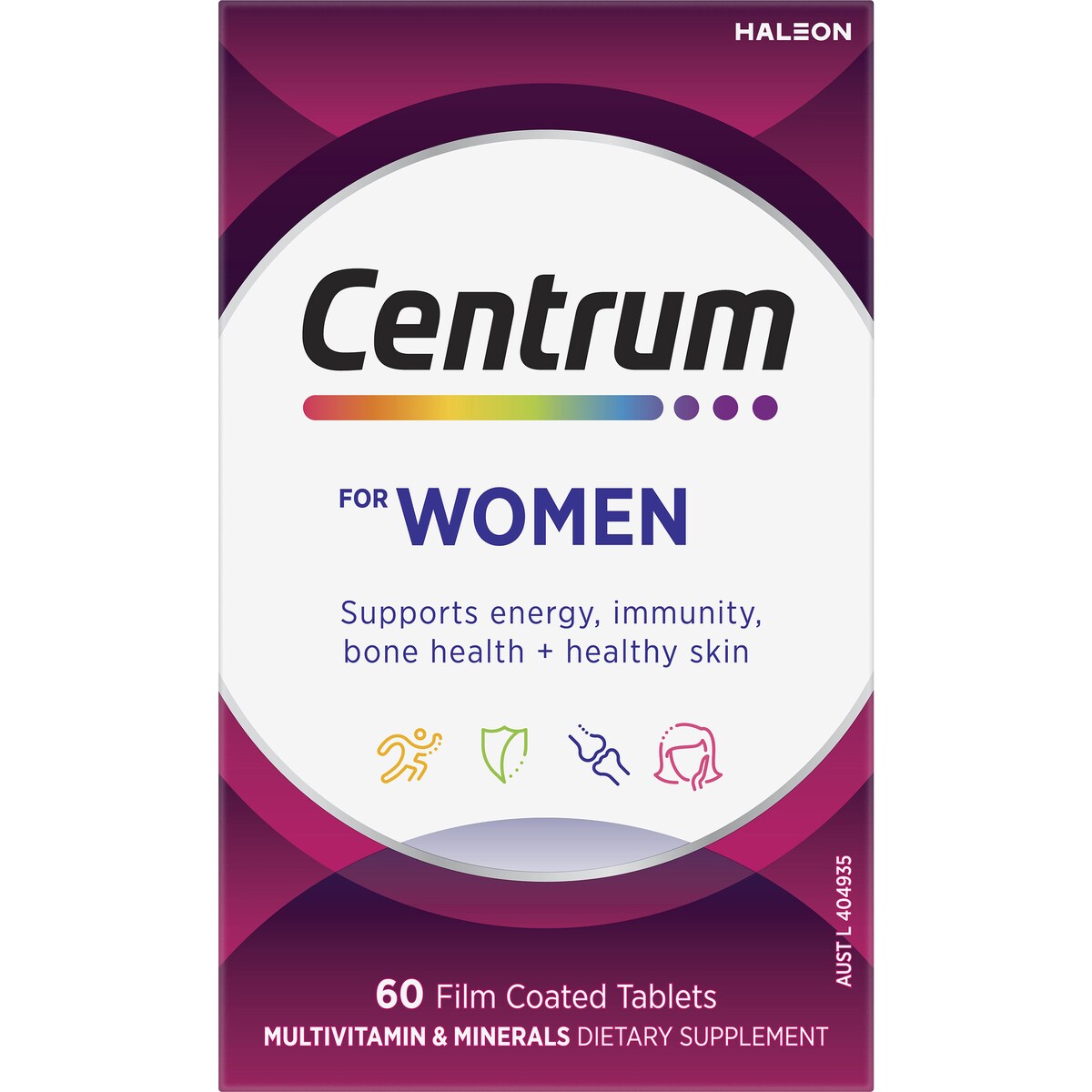Centrum Women Daily Multivitamin Supplements 60 pack