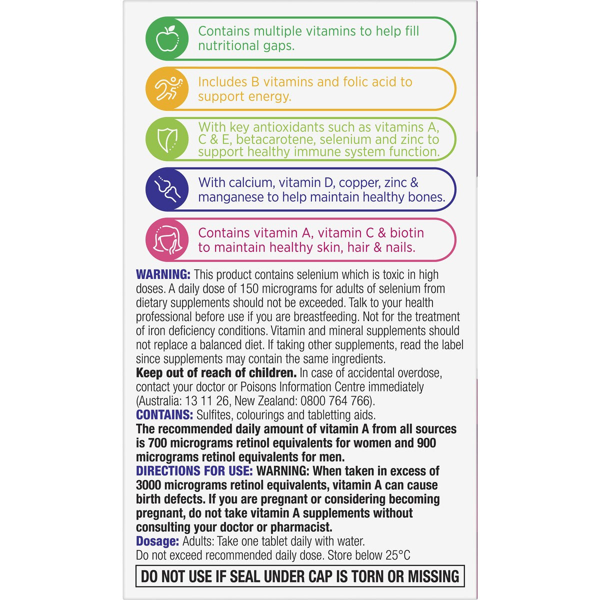 Centrum Women Daily Multivitamin Supplements 60 pack