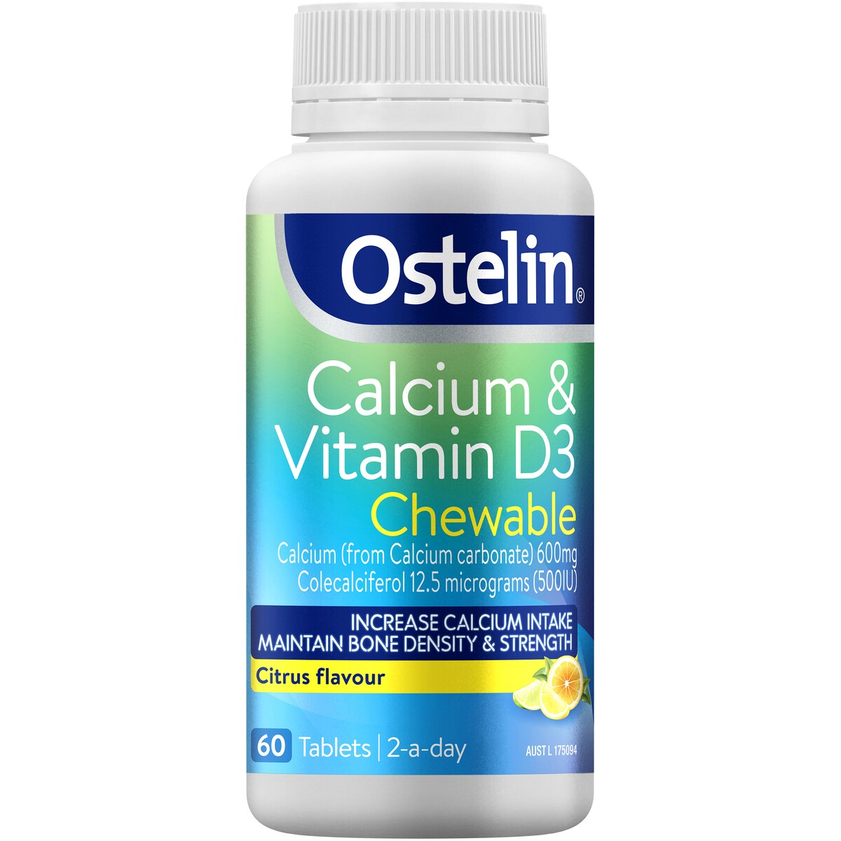 Ostelin Calcium & Vitamin D Chewable D3 Tablets Bones + Immunity 60 pack