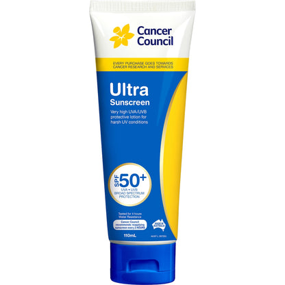 Cancer Council Ultra Spf 50+ Sunscreen 110ml