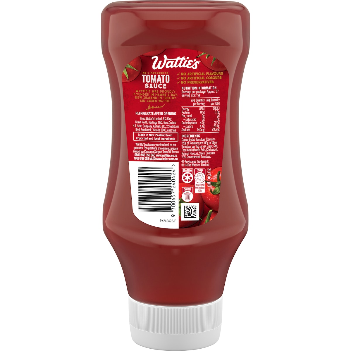 Watties Tomato Sauce 560g