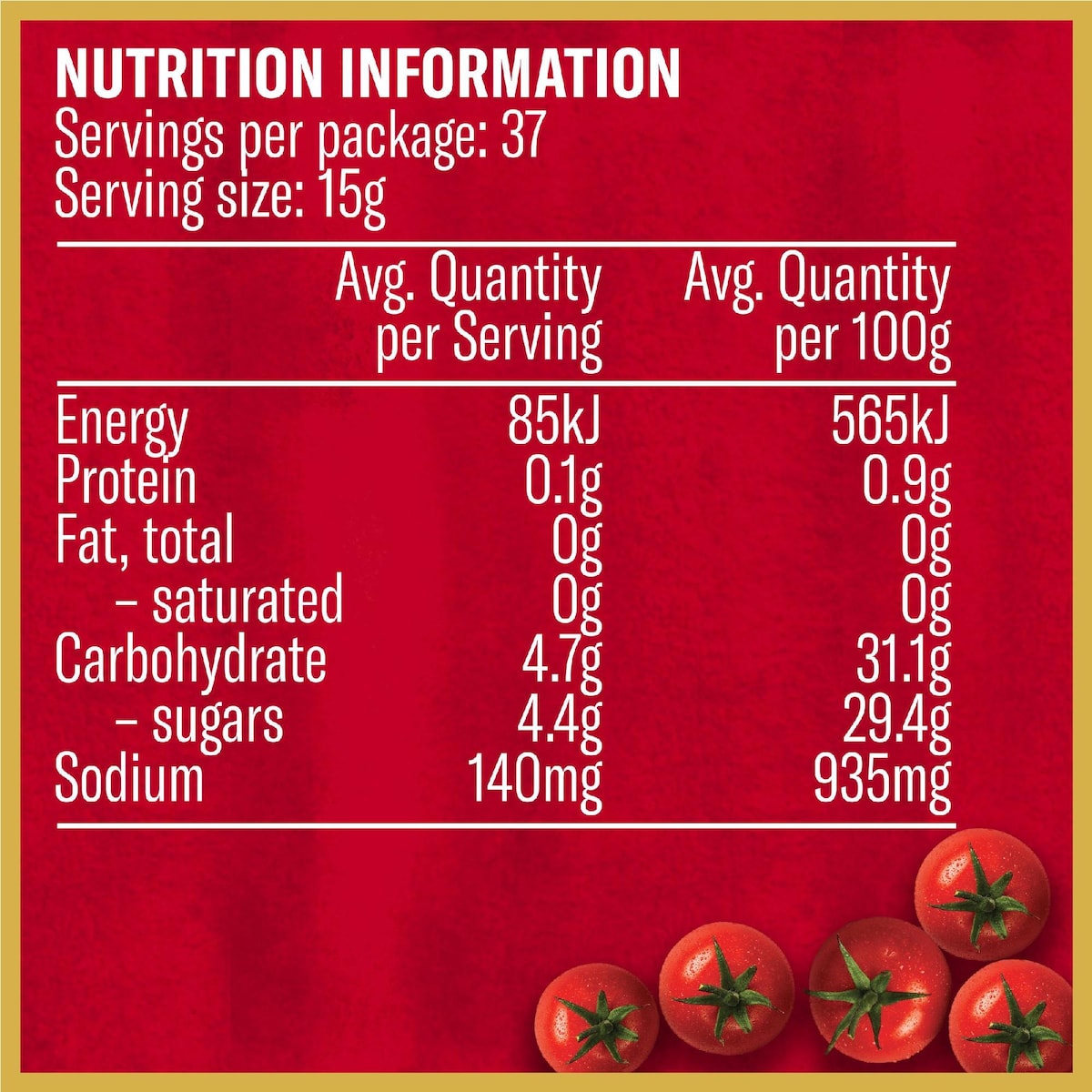 Watties Tomato Sauce 560g
