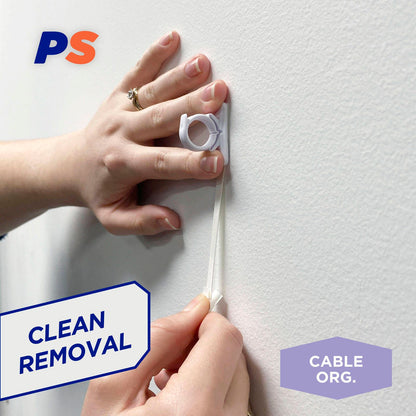 Permastik Small Cable Clips - Holds 300g - 5 Pack