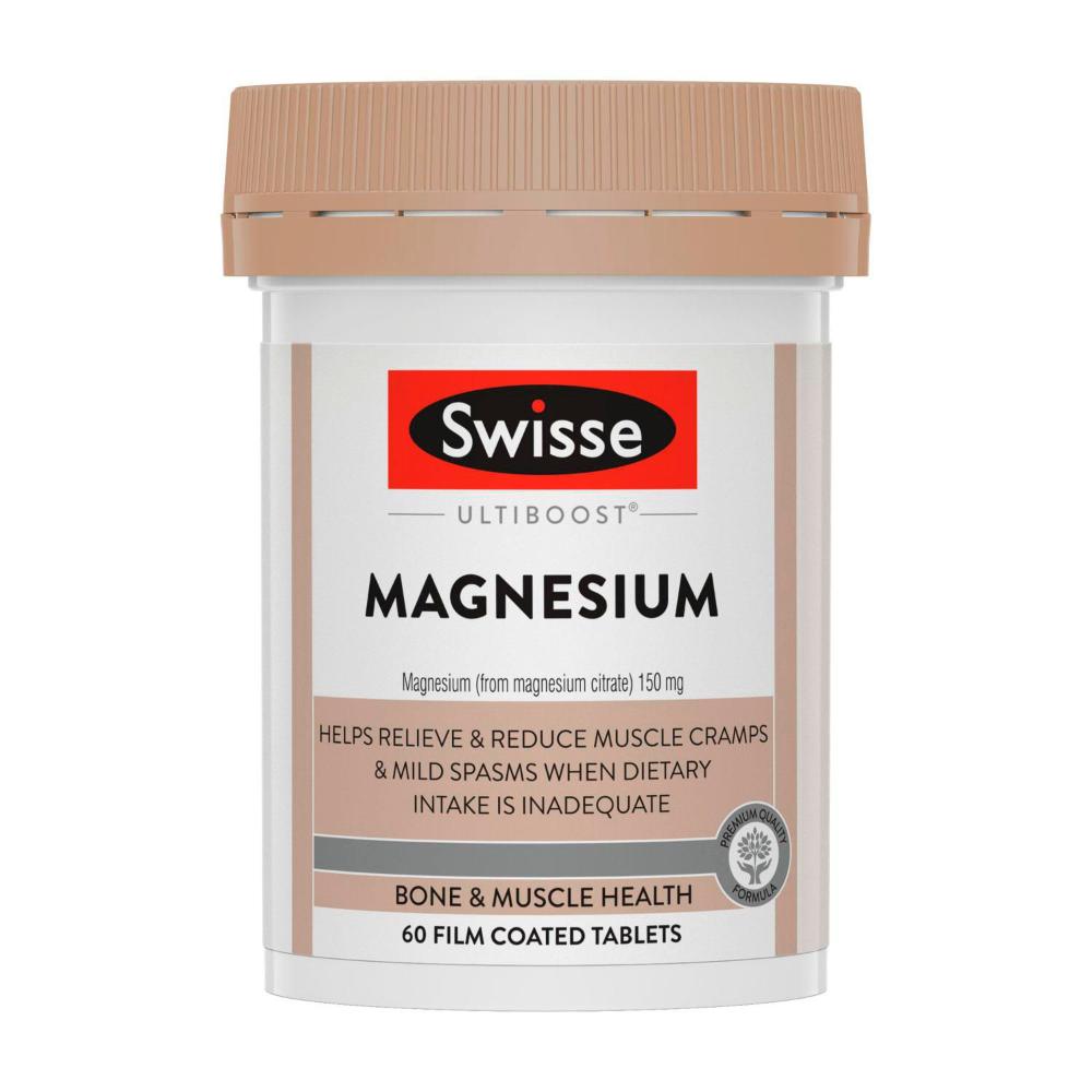 Swisse Ultiboost Magnesium For Muscle Health - 60 pack