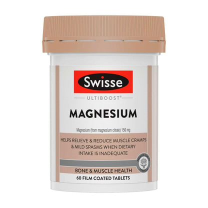 Swisse Ultiboost Magnesium For Muscle Health - 60 pack