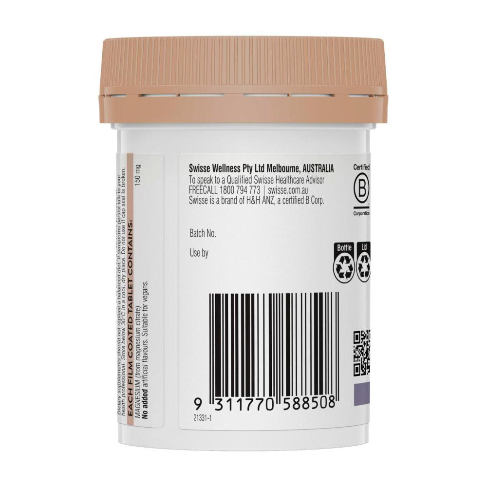 Swisse Ultiboost Magnesium For Muscle Health - 60 pack