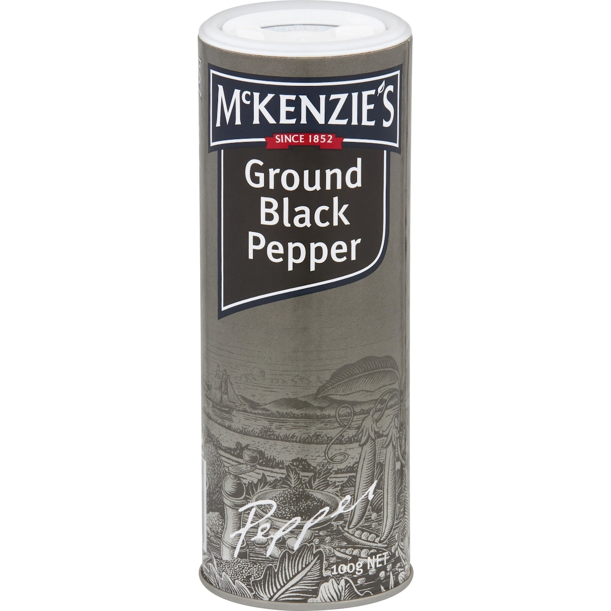 McKenzies Pepper Black Ground 100g