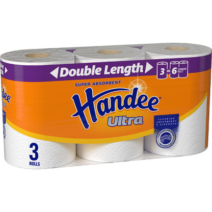 Handee Ultra Double Length Paper Towel 3 X 120 Pack
