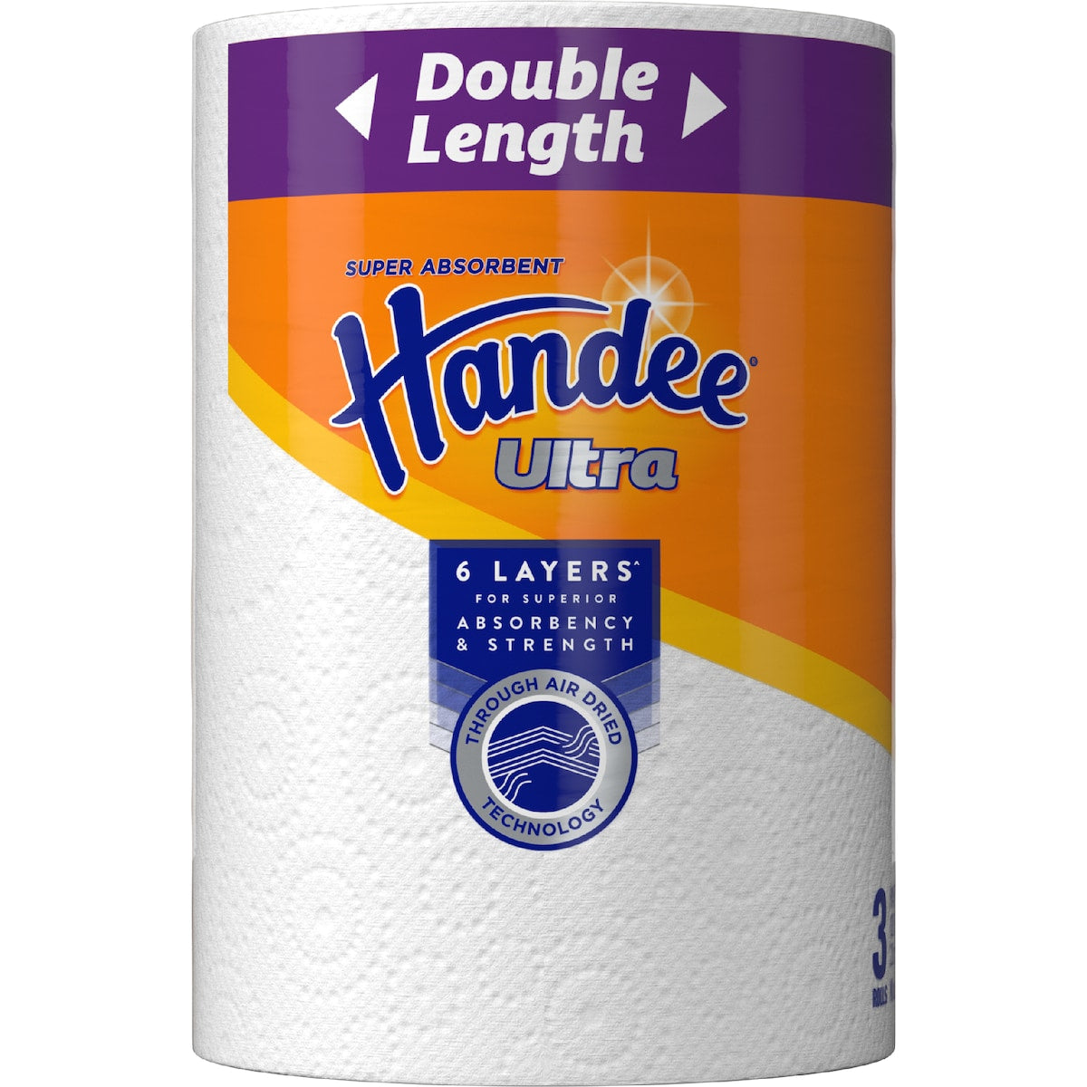 Handee Ultra Double Length Paper Towel 3 X 120 Pack