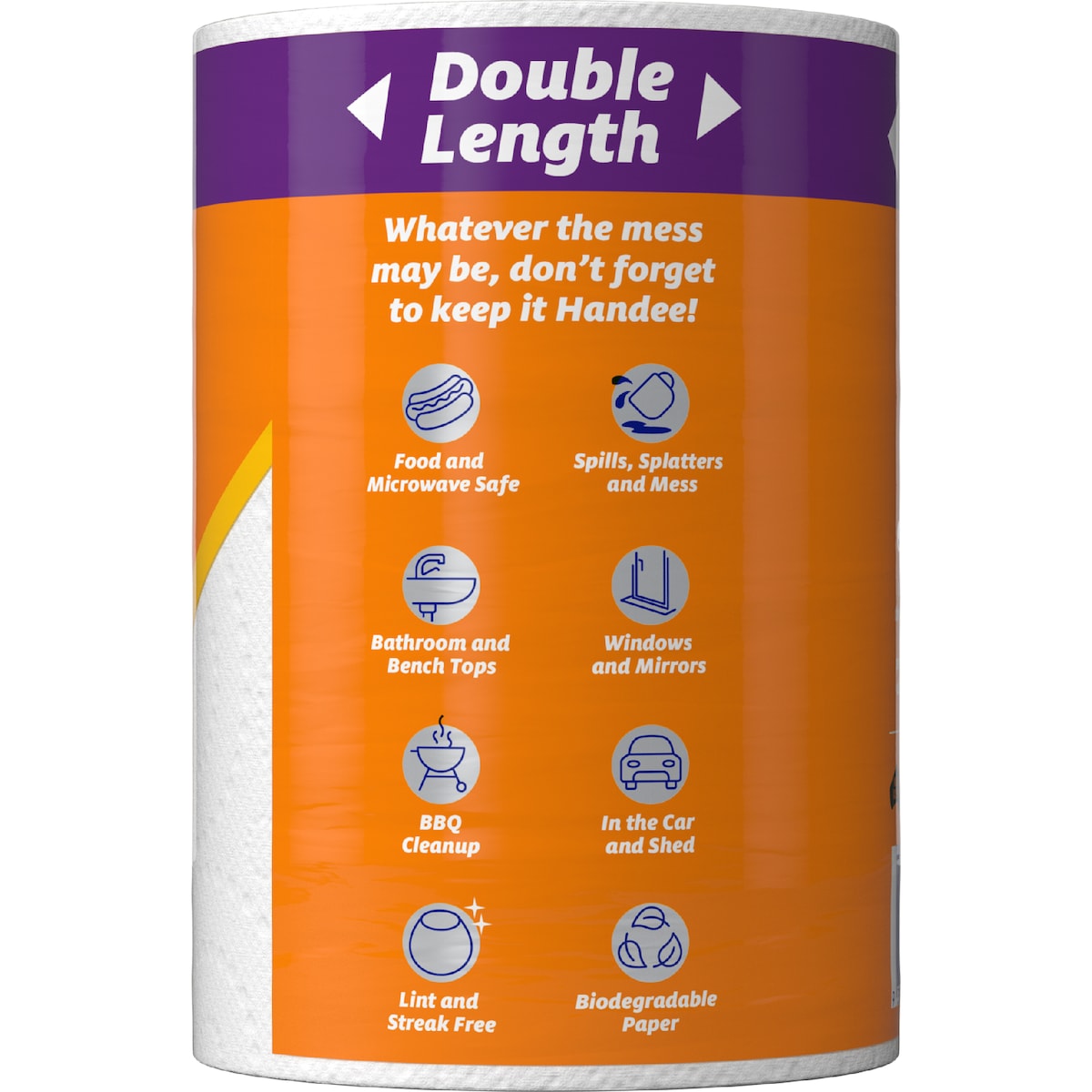 Handee Ultra Double Length Paper Towel 3 X 120 Pack