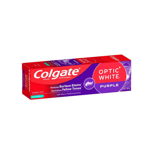 Colgate Optic White Purple Toothpaste - 100g
