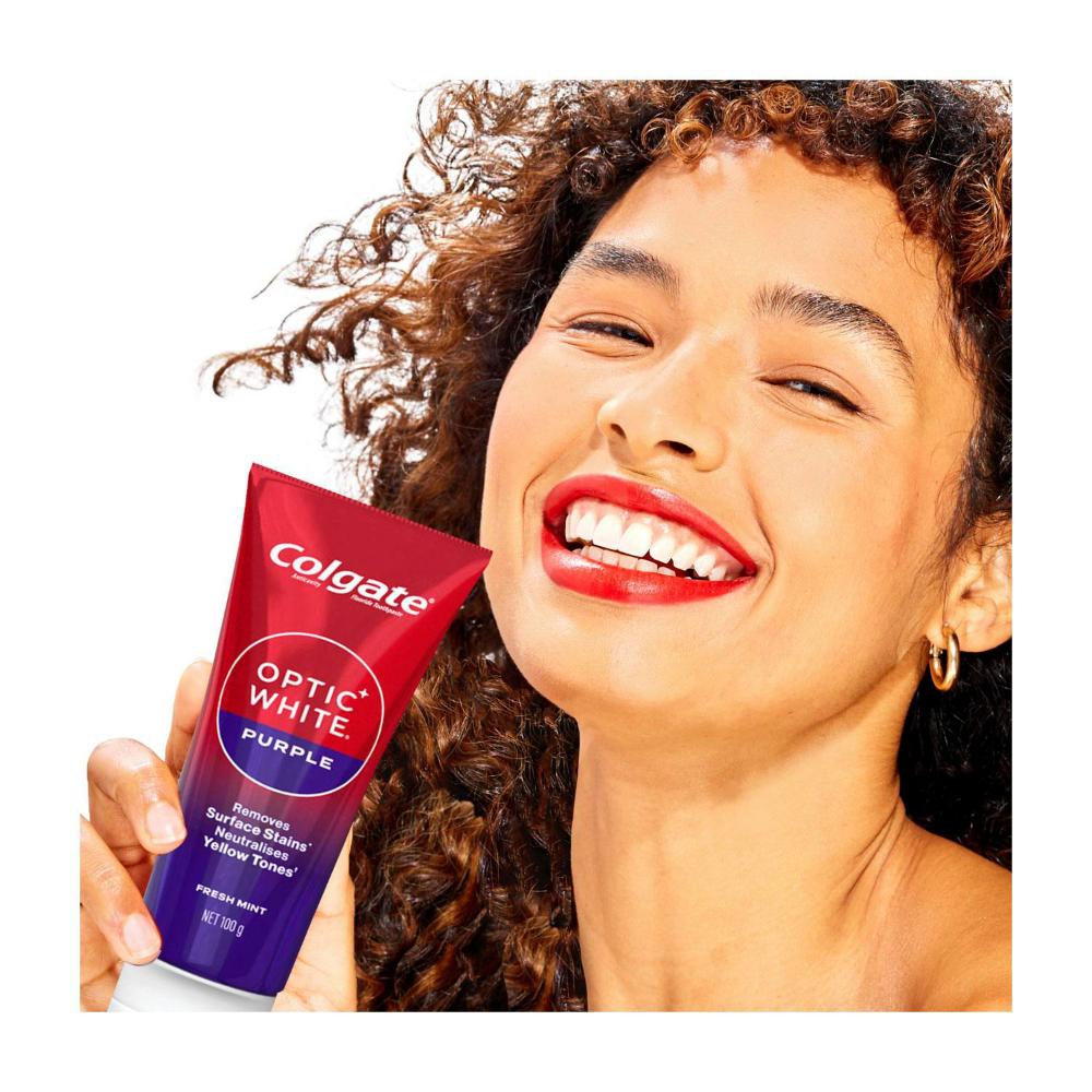 Colgate Optic White Purple Toothpaste - 100g