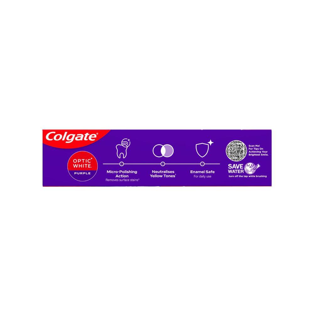Colgate Optic White Purple Toothpaste - 100g
