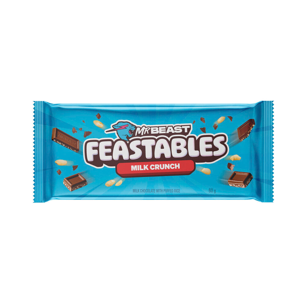 Mr. Beast Feastables Milk Chocolate Crunch - 60g