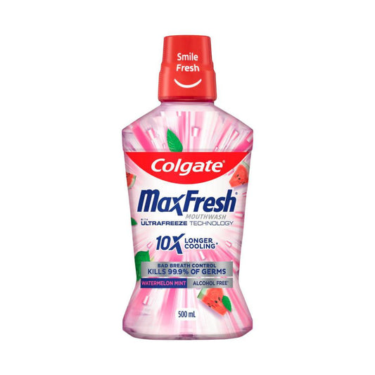 Colgate Max Fresh Watermelon Mint Mouthwash - 500mL